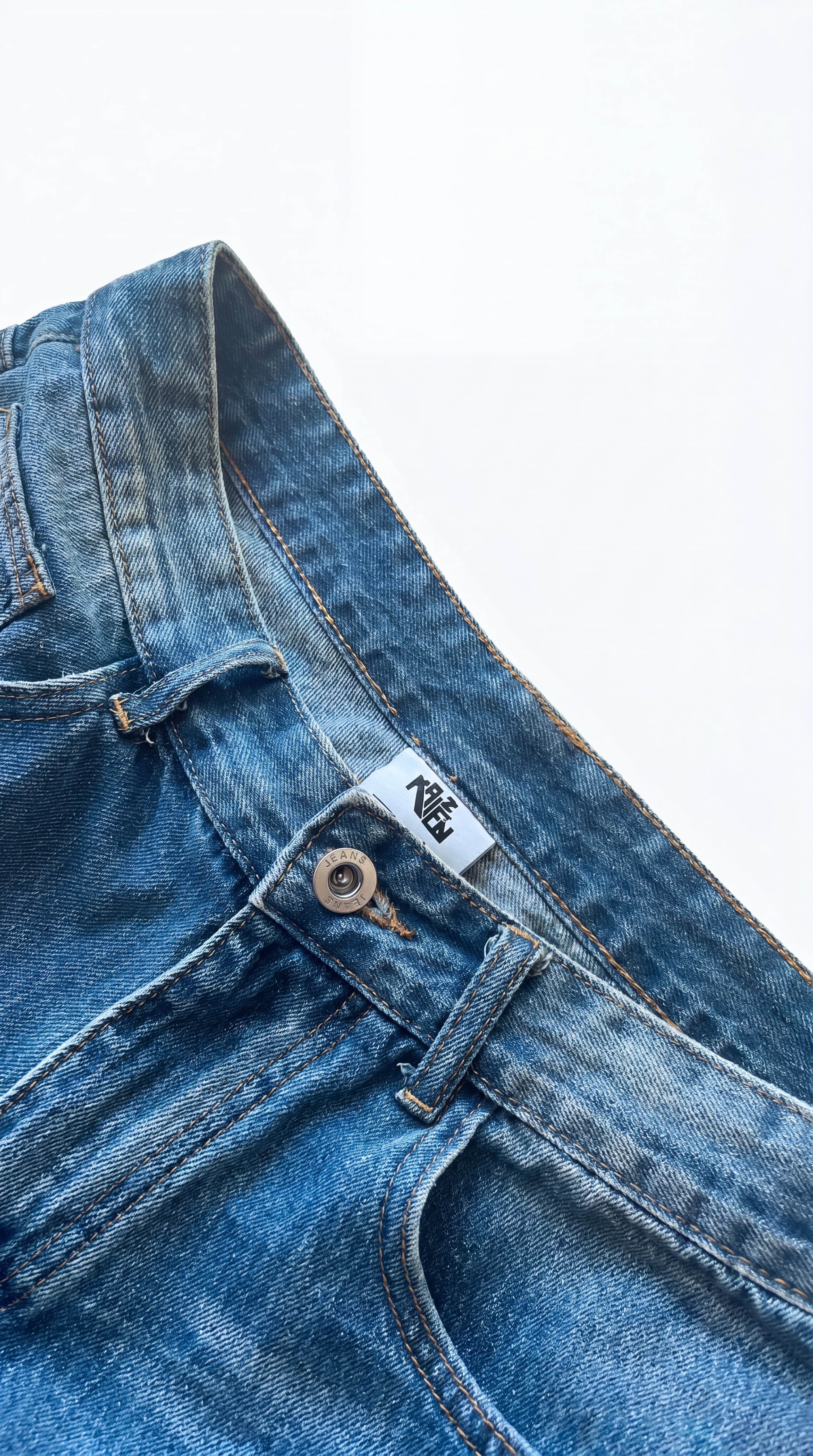 Blossom Jorts Blue
