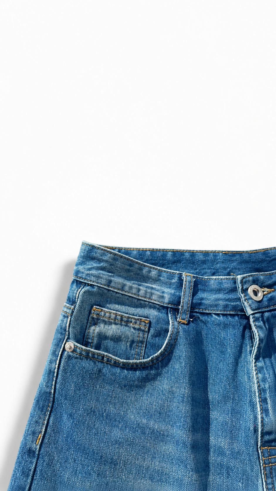 Blossom Jorts Blue