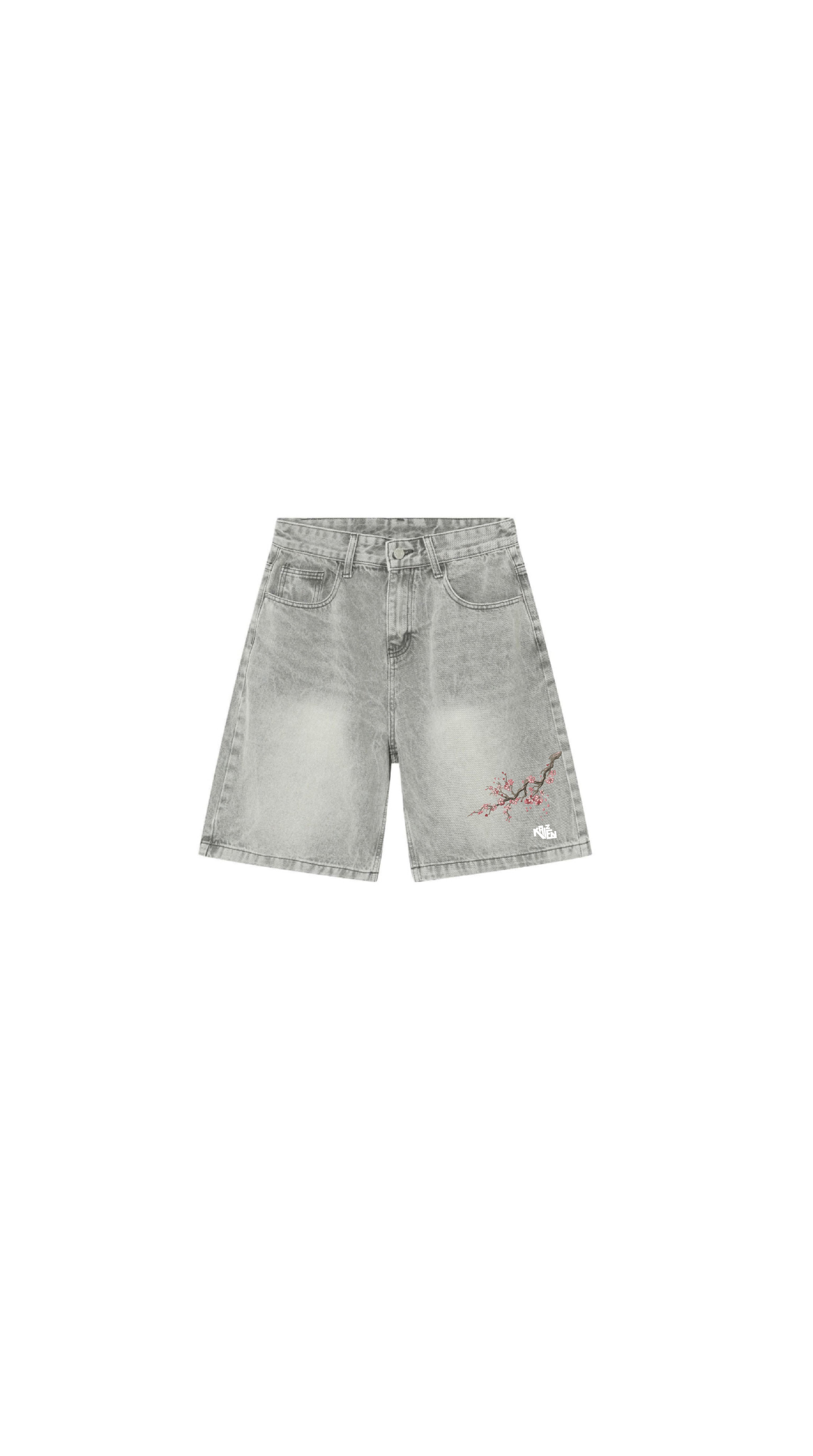 Blossom Jorts Grey
